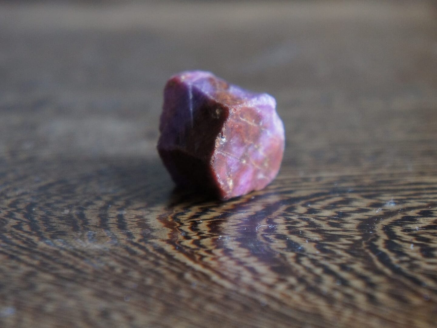Ruby shown in a documented jewellery or collection setting.